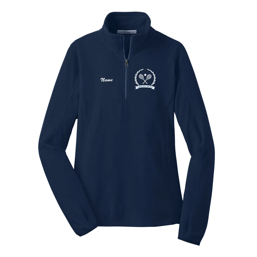 1/4 Zip GNS Girls Varsity Tennis Team Fleece Pullover