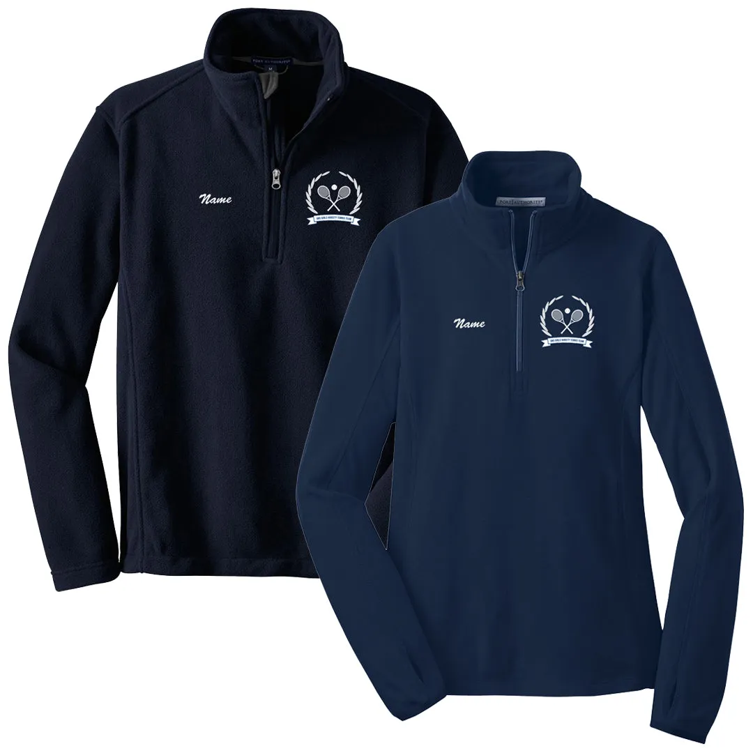 1/4 Zip GNS Girls Varsity Tennis Team Fleece Pullover