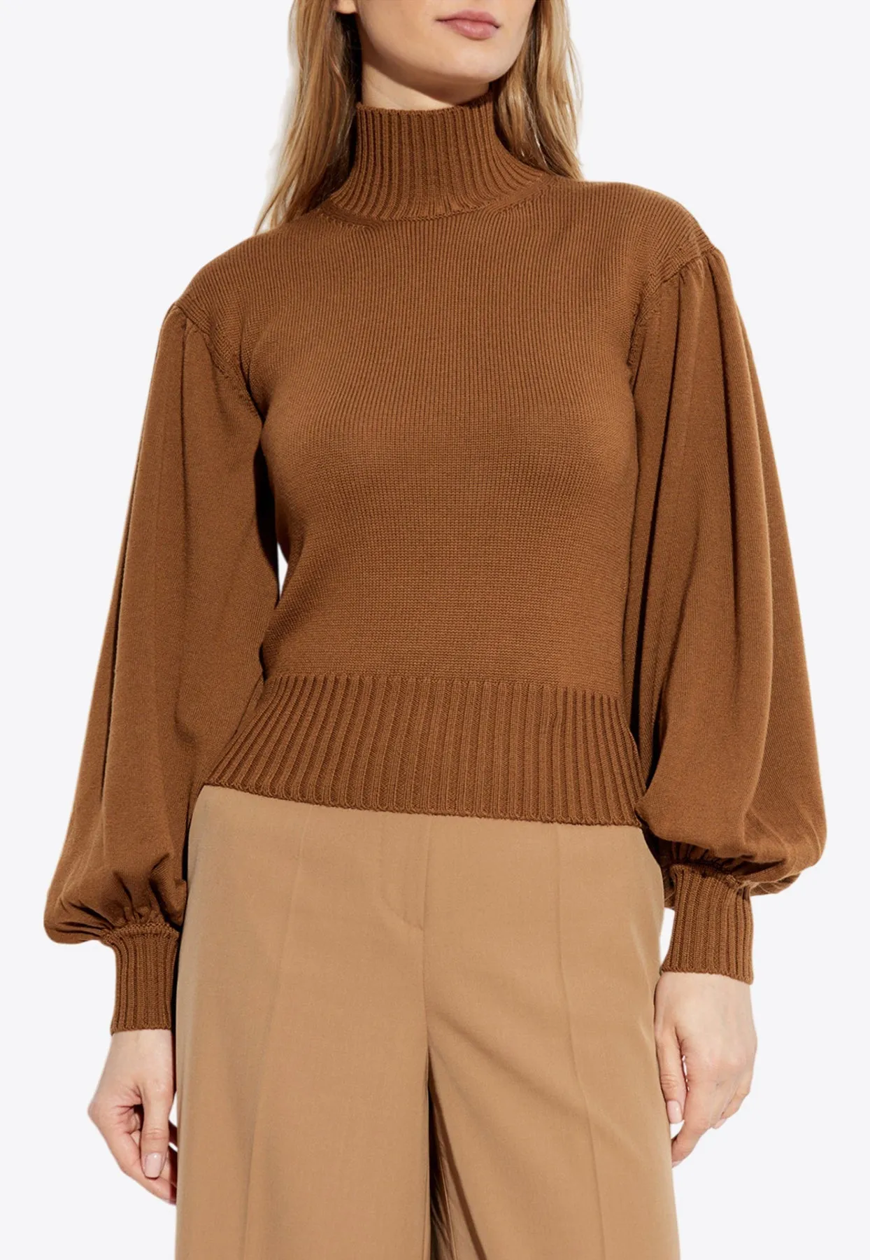 Acume Wide-Sleeved Wool Sweater