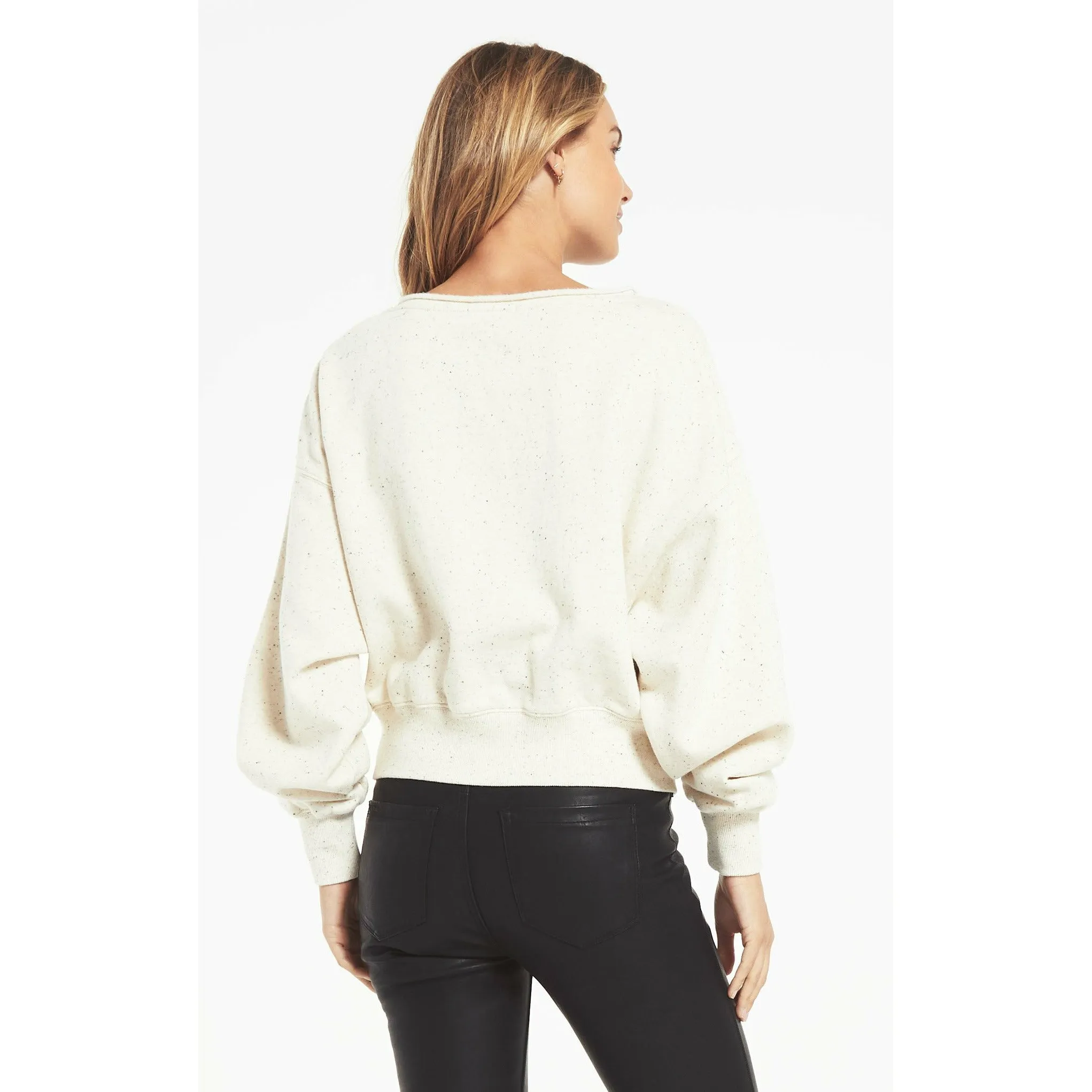 Allie Speckled Sweatshirt