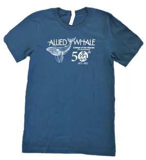 Allied Whale 50th Anniversary T-shirts