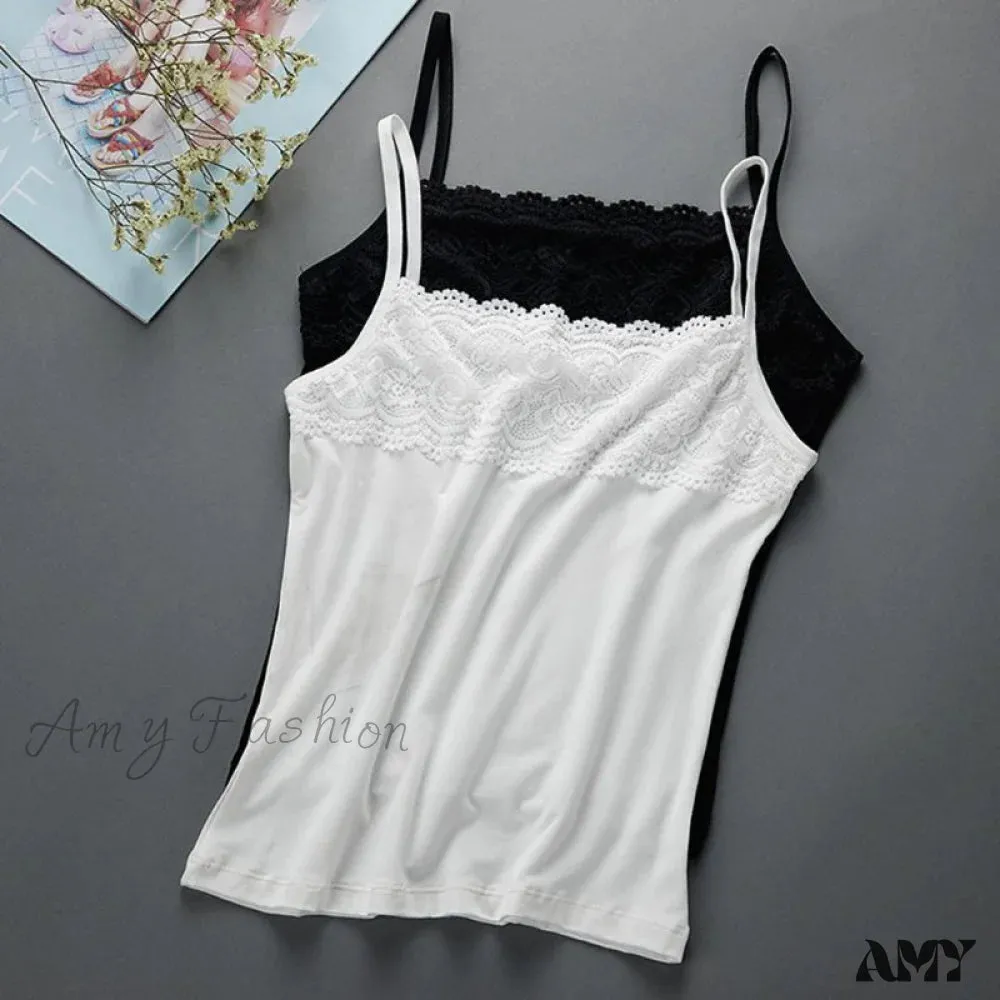 Amy Fashion - Basic Layer Sleeveless Tank Top