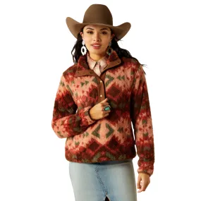 Ariat Ladies Berber Plainsview Aztec Print Snap Pullover 10053942