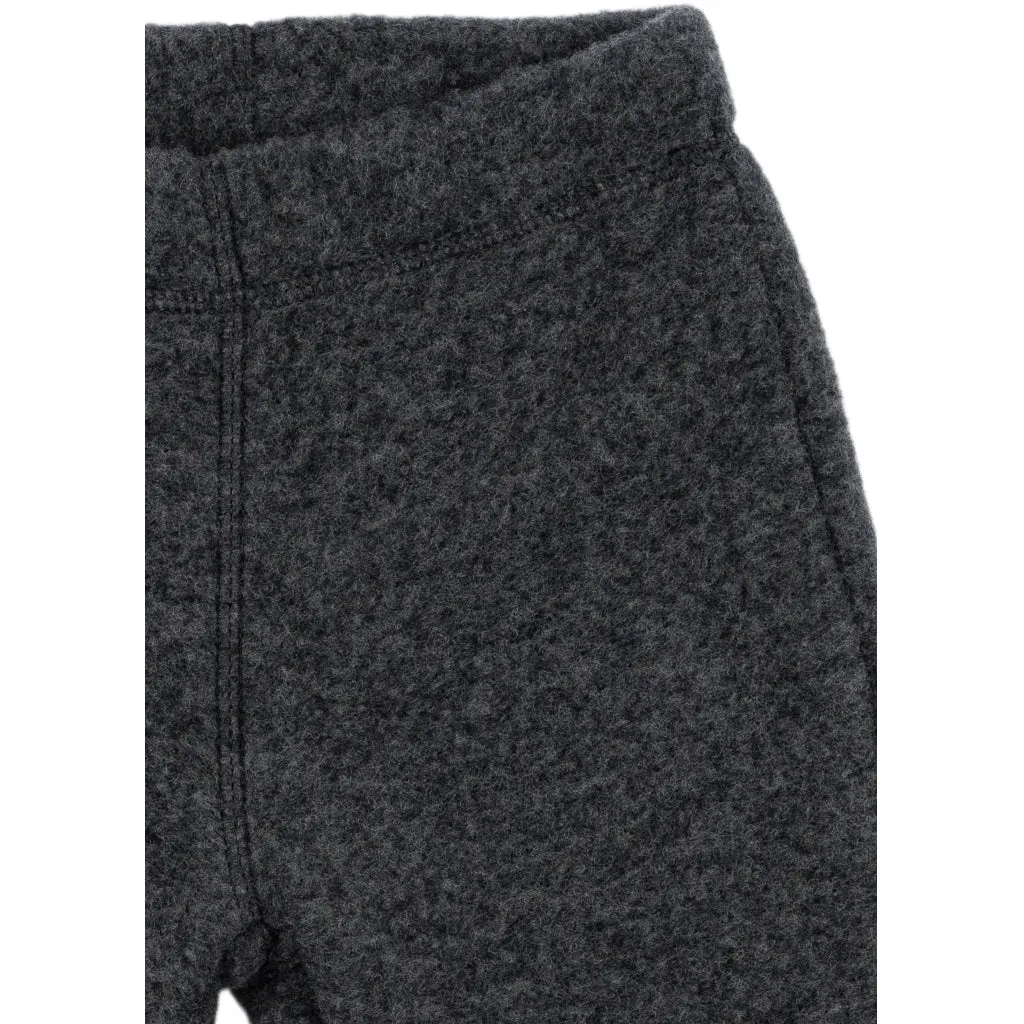 Baby Wool Pants - Anthracite Melange