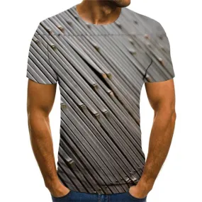 Bamboo slice texture tshirts Cool special texture Cool different man art costume