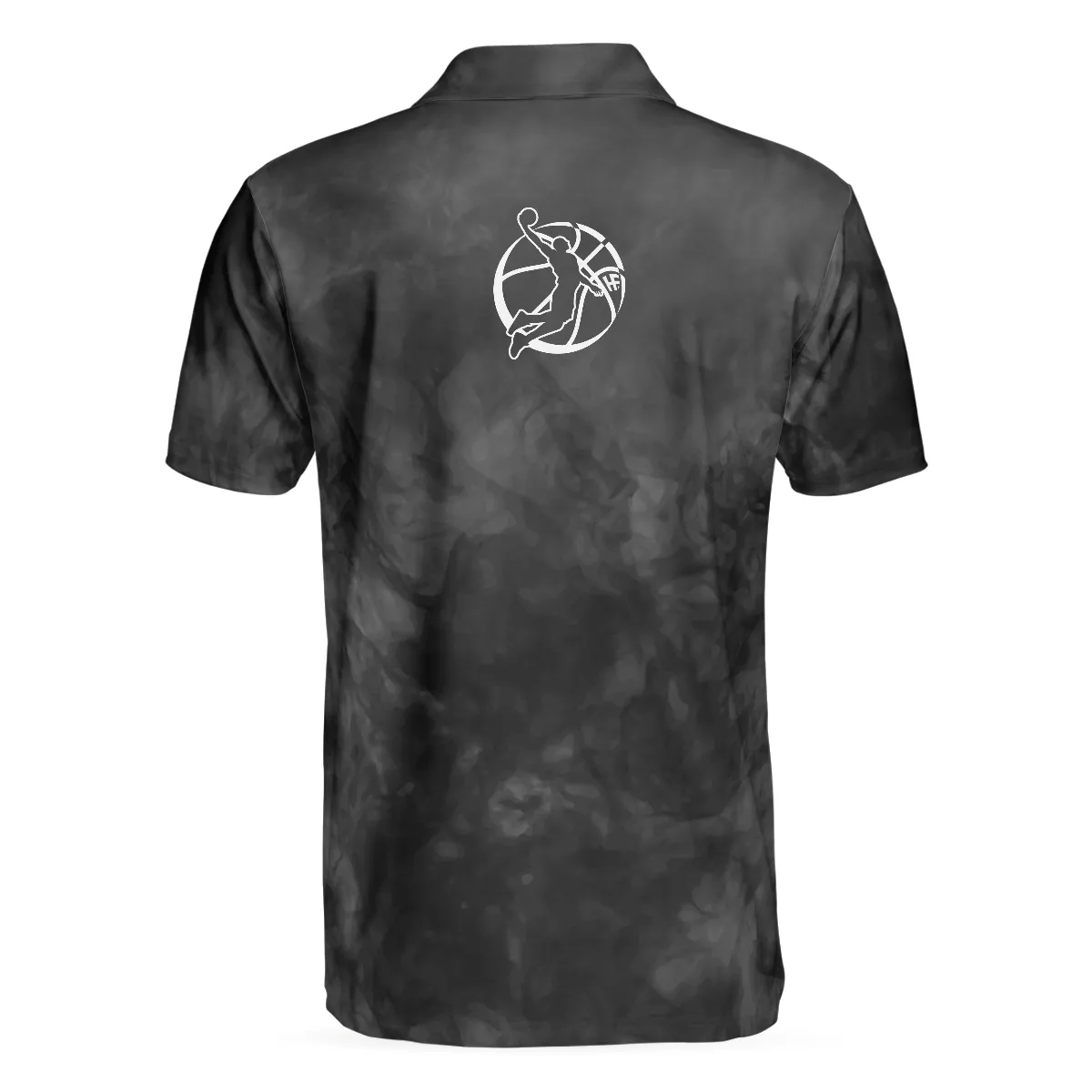 Basketball On Smoke Black Theme Polo Shirt, Smoke Basketball Dunk Player Polo Shirt, Best Baseball Shirt For Men