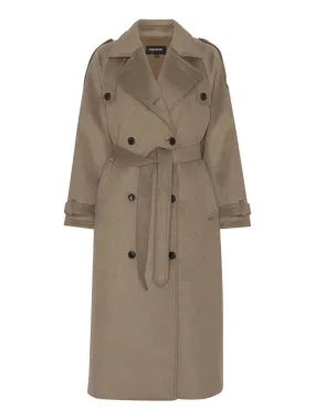 Bea Wool Coat - Brown