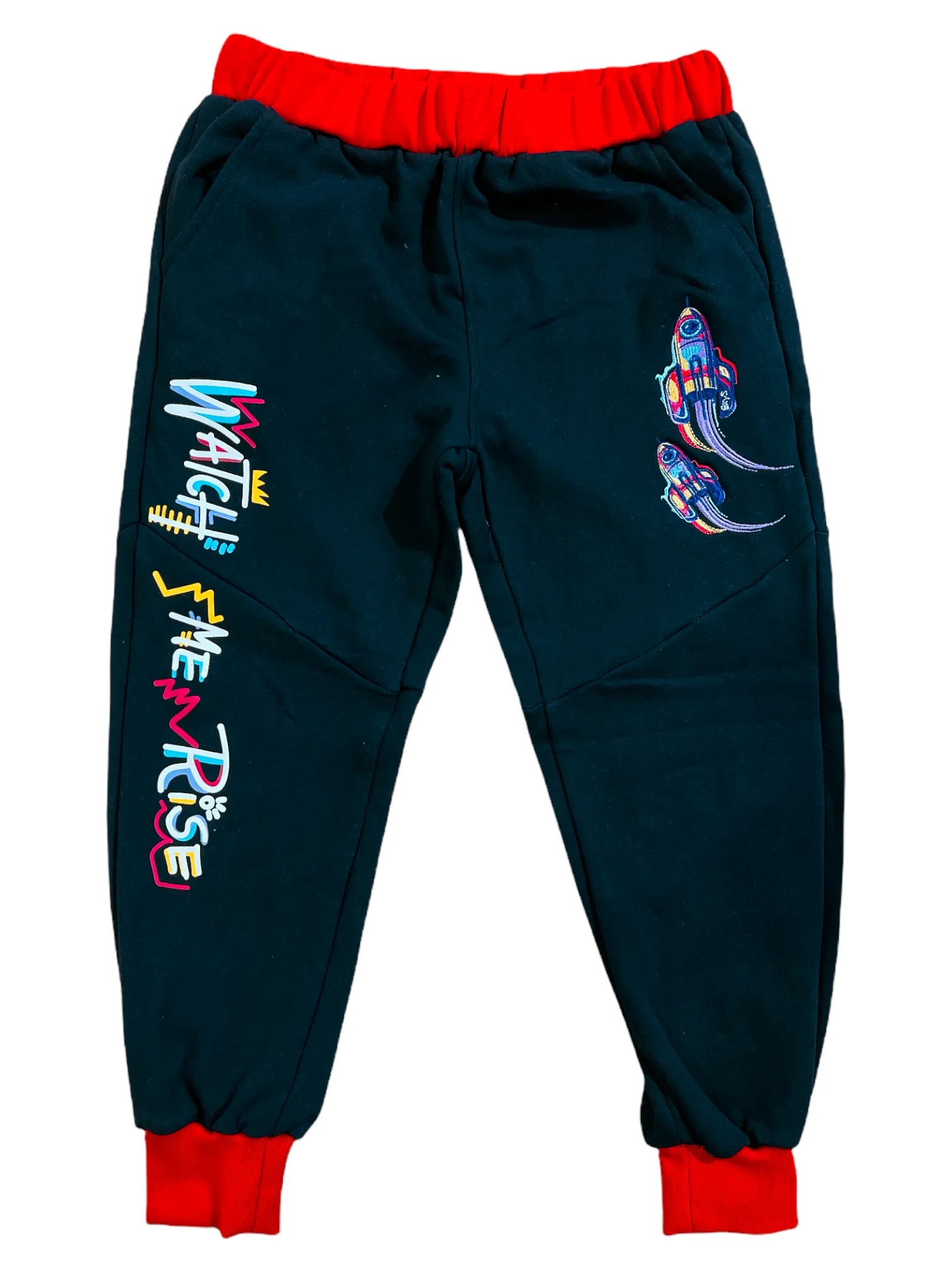 BKYS Kids 'Watch Me Rise' Sweat Pants (Black) P286B/T