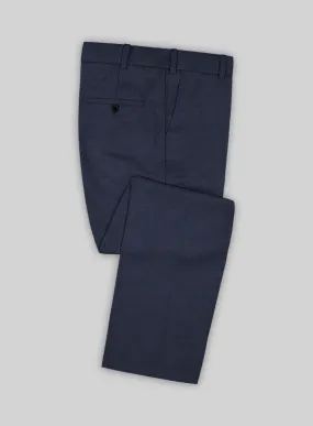 Caccioppoli Sun Dream Brinco Blue Wool Silk Pants