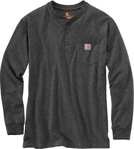 CARHARTT WORKWEAR LONG-SLEEVE HENLEY T-SHIRT