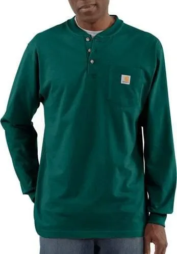 CARHARTT WORKWEAR LONG-SLEEVE HENLEY T-SHIRT