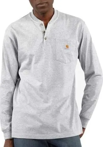 CARHARTT WORKWEAR LONG-SLEEVE HENLEY T-SHIRT