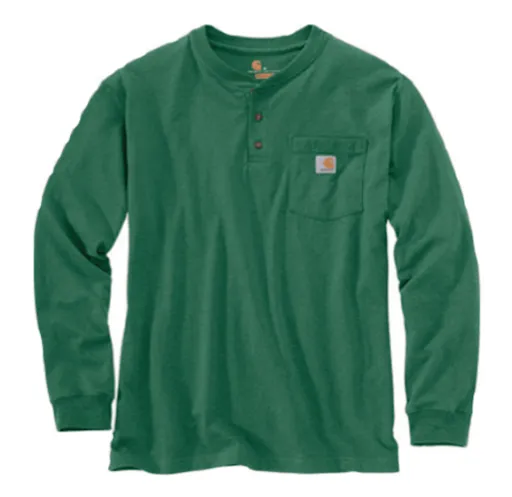 CARHARTT WORKWEAR LONG-SLEEVE HENLEY T-SHIRT