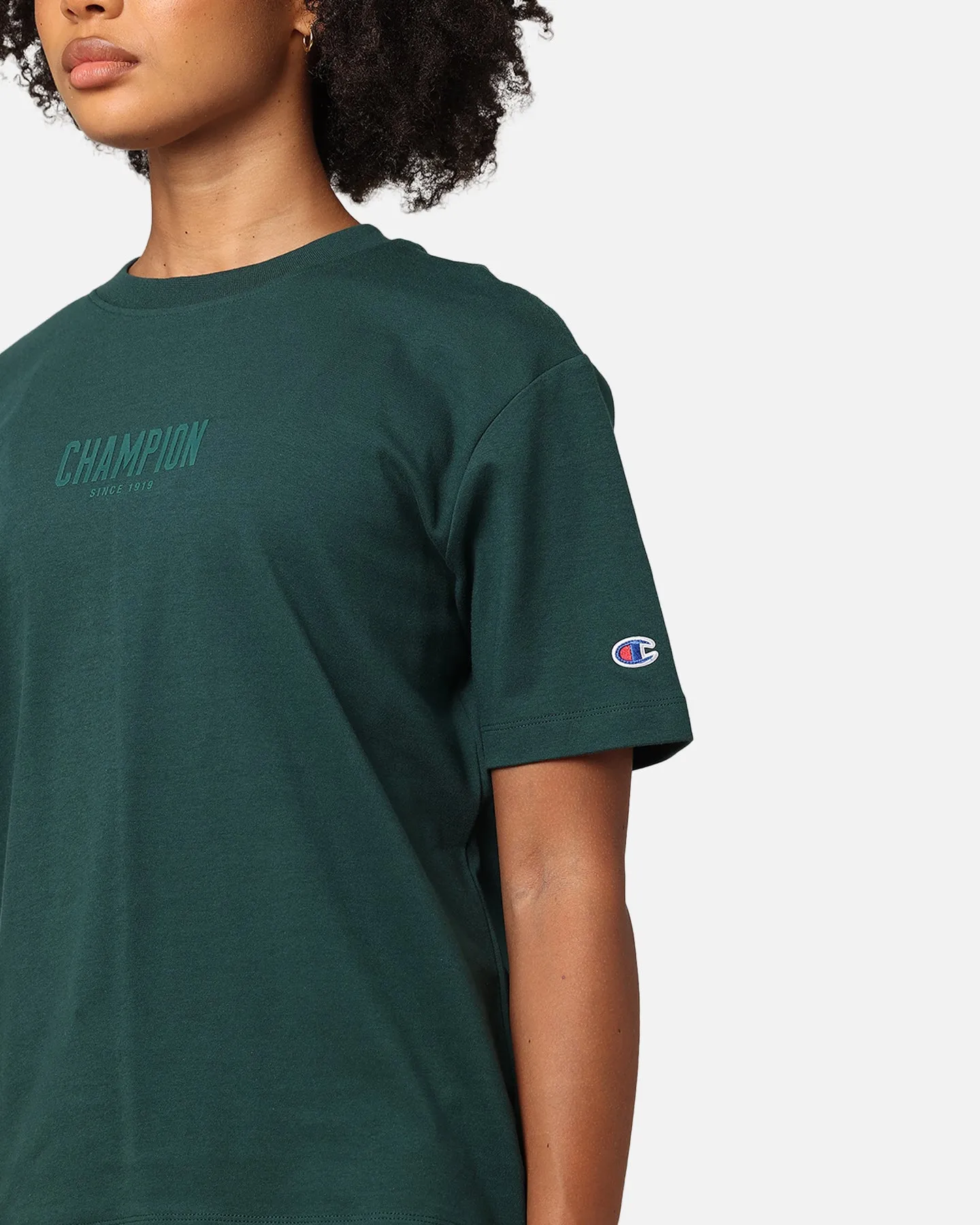 Champion Women's Rochester Base T-Shirt Cotton Forest Green