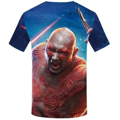 Character T-shirt Men War T-shirts 3d Graffiti T shirts Funny Metal Shirt Print Gothic Tshirt Printed Short Sleeve Hip hop