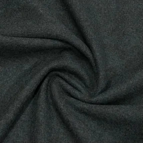 Charcoal Boiled Wool Fabric