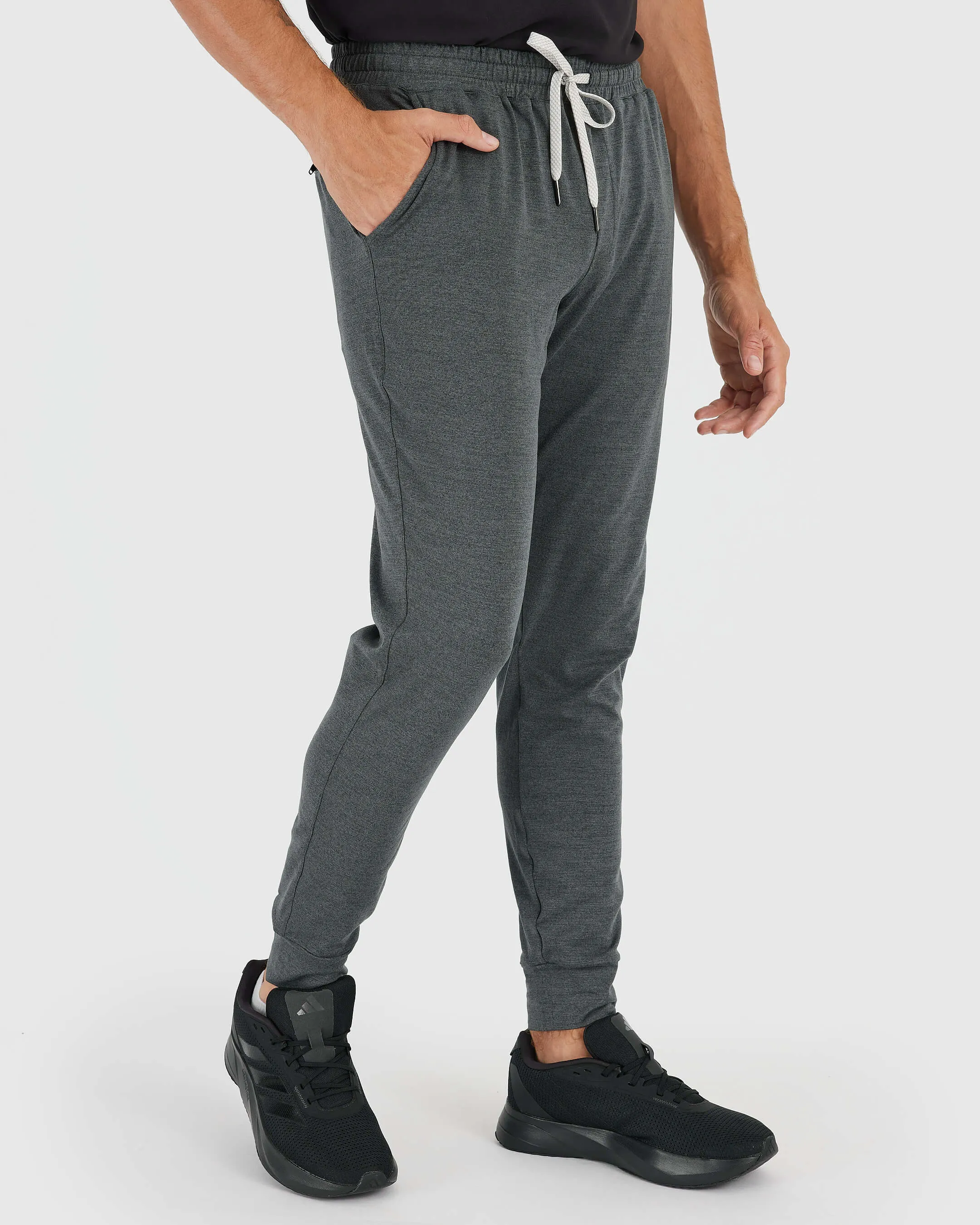 Charcoal Heather Gray Active Joggers