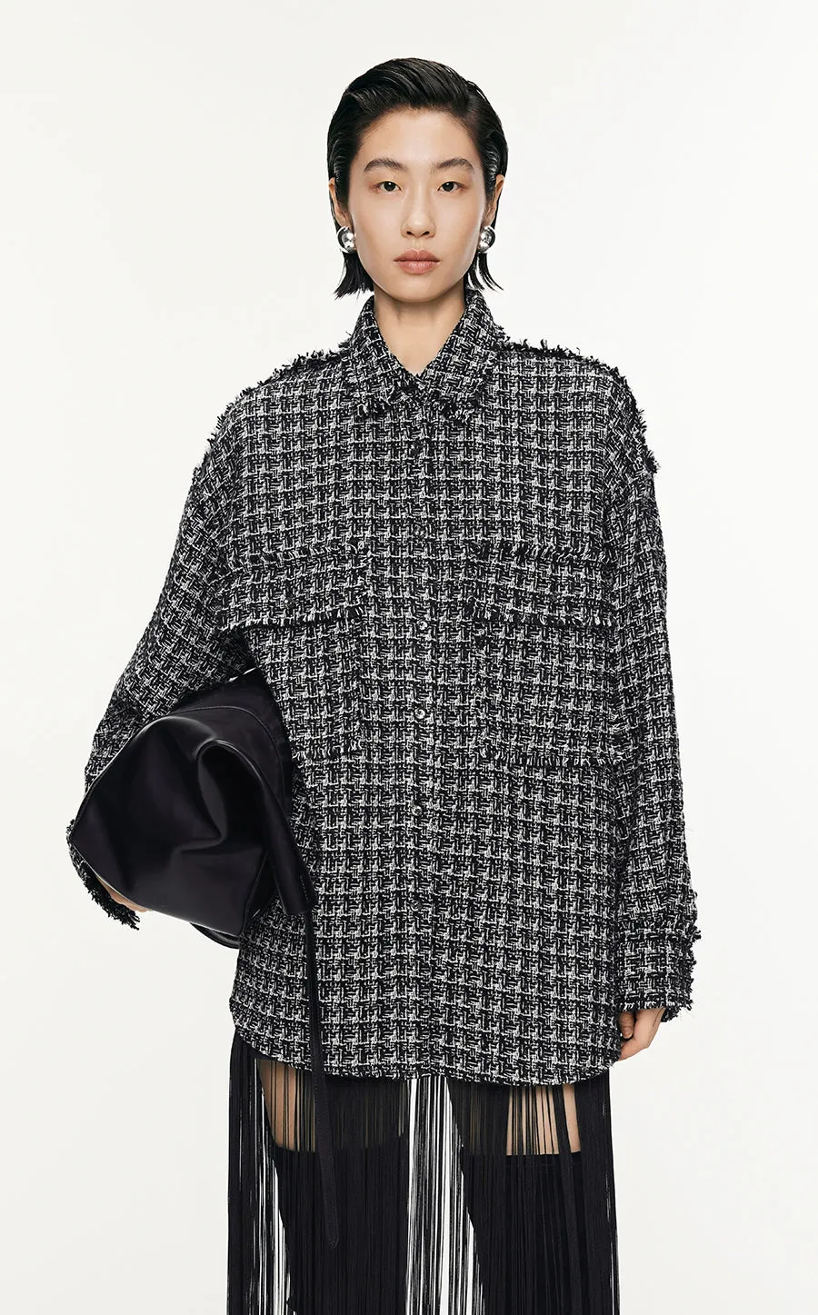 Coat / JNBY Oversize Plaid Jacket