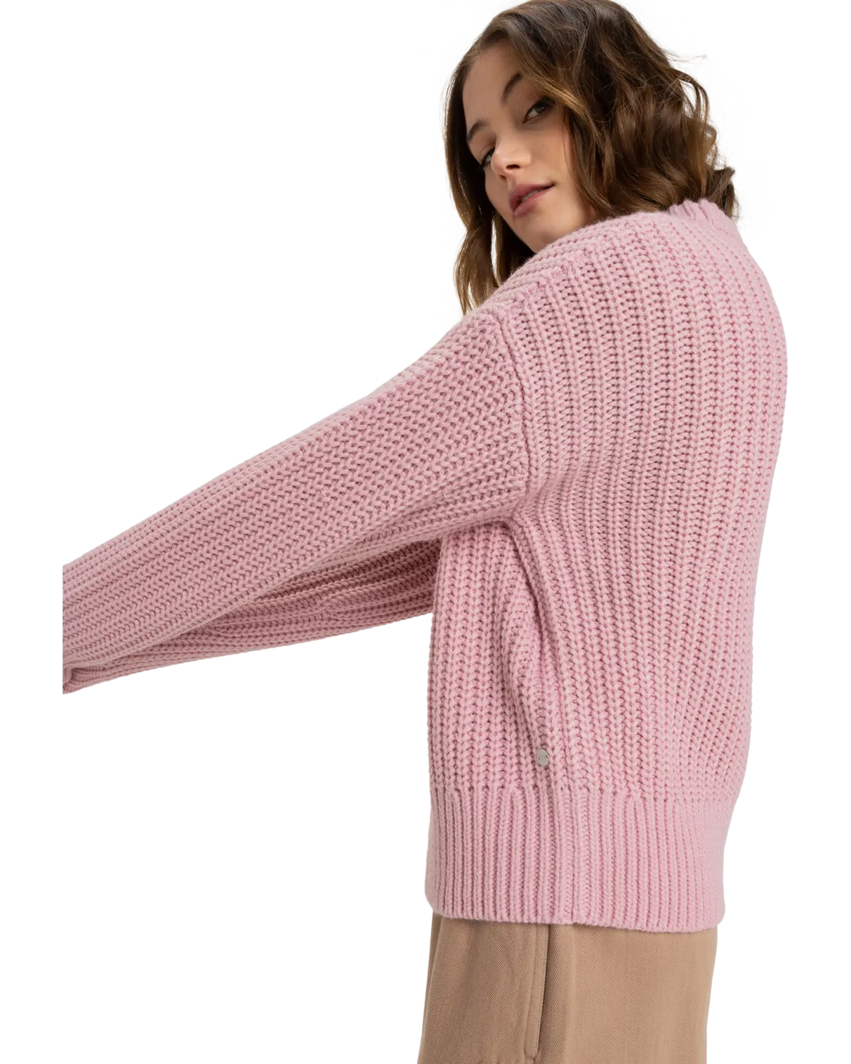 Coming Home Jumper in Bleached Mauve