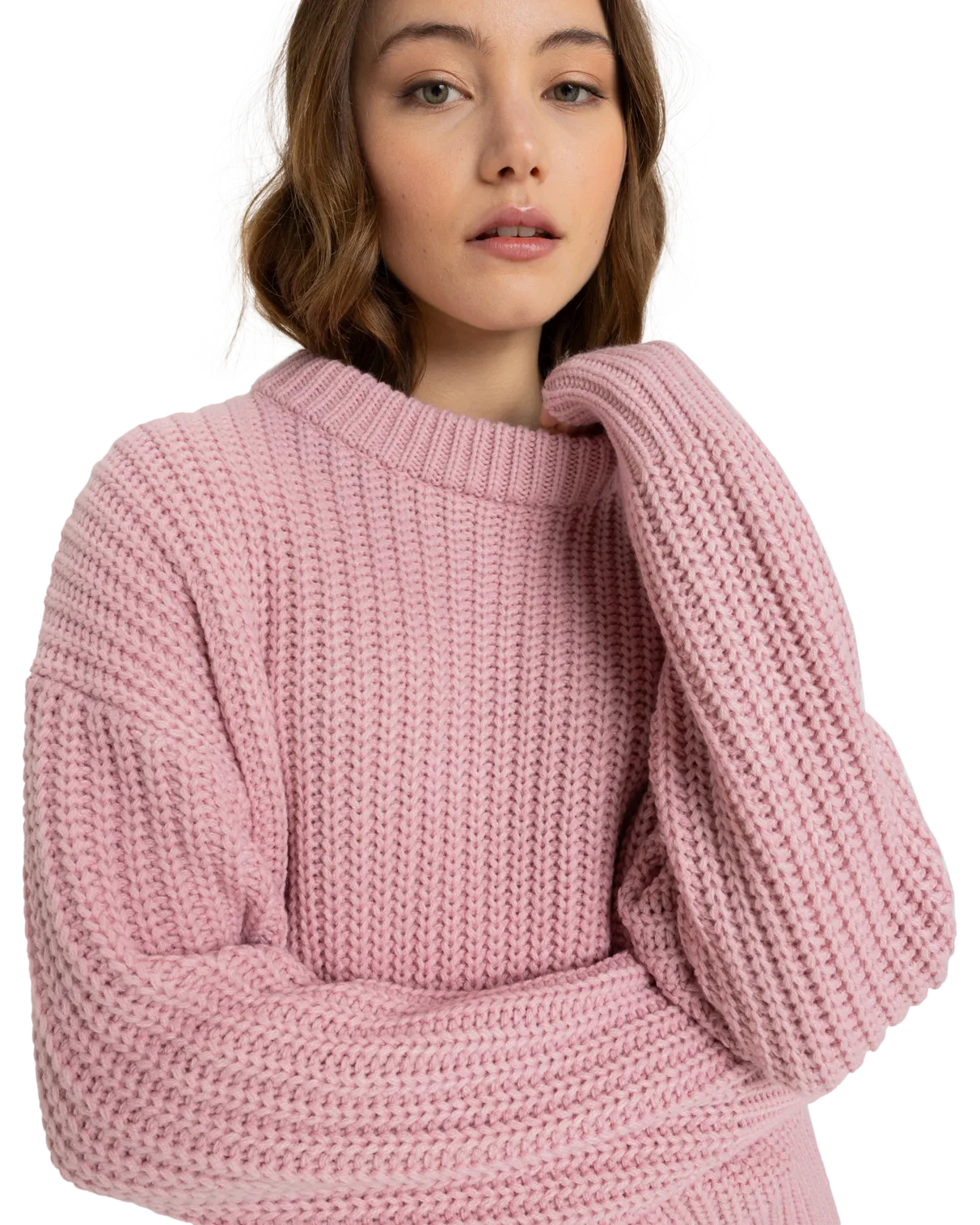 Coming Home Jumper in Bleached Mauve