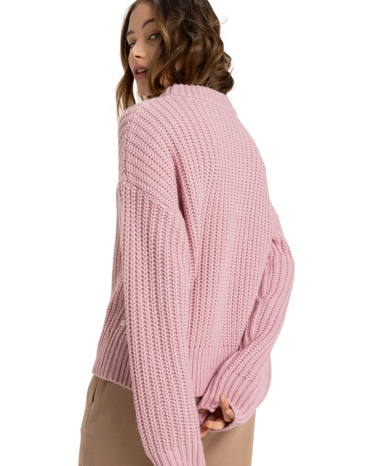 Coming Home Jumper in Bleached Mauve