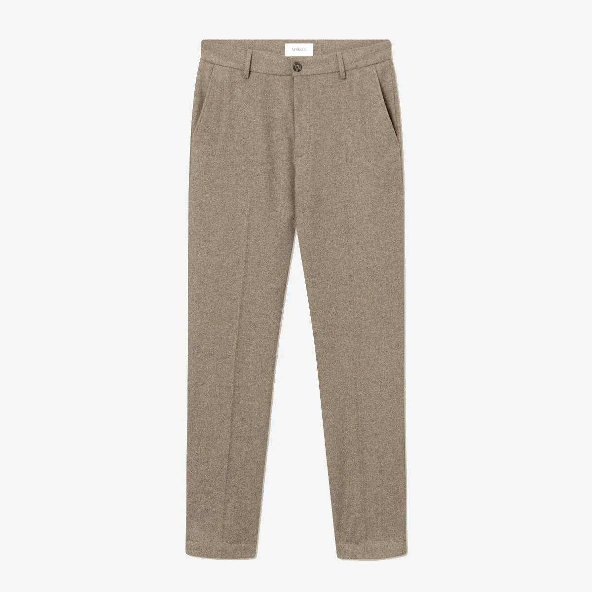 Como Regular Wool Suit Pants - Desert Taupe Melange