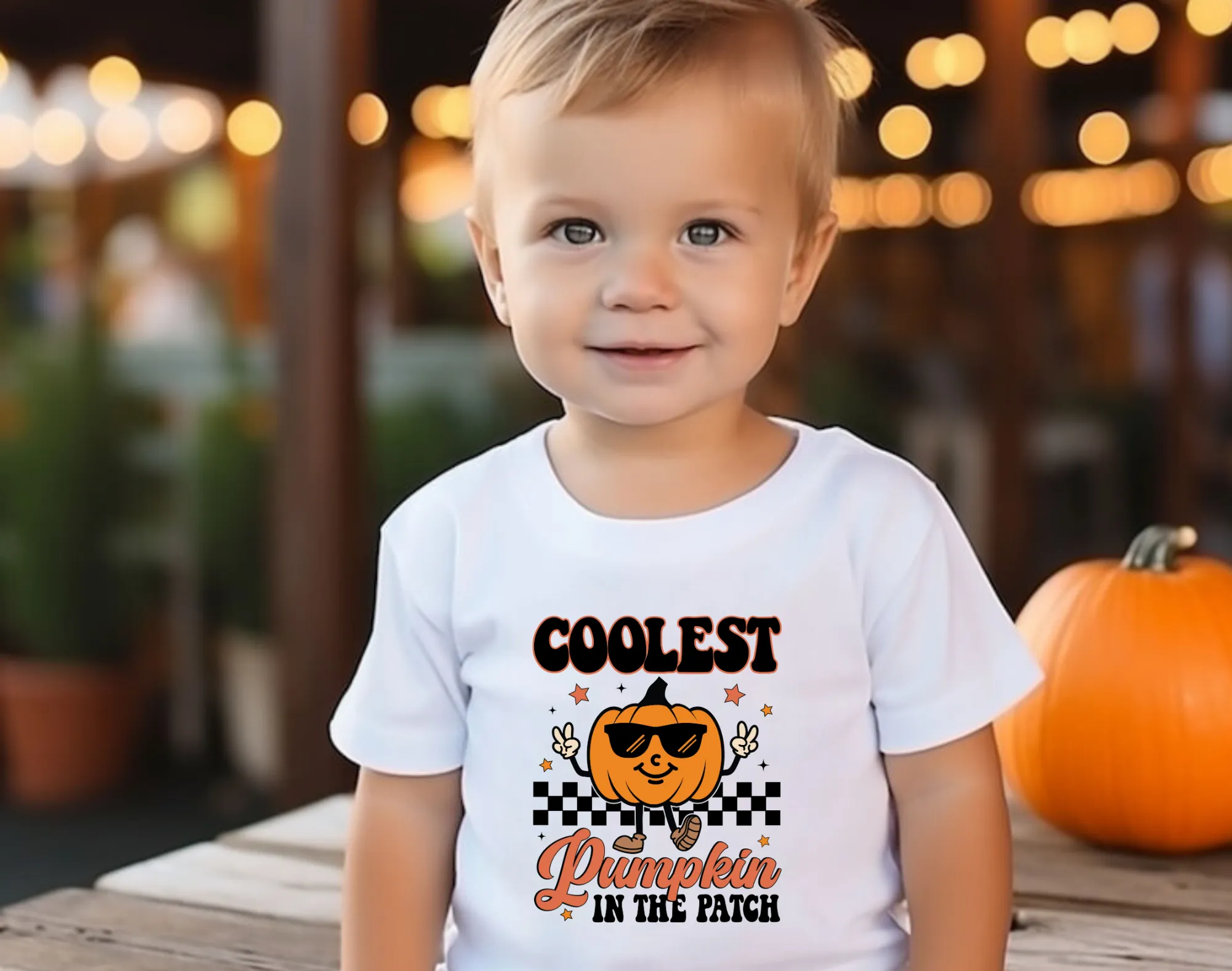 Coolest Pumpkin In The Patch | Boys Halloween Shirt