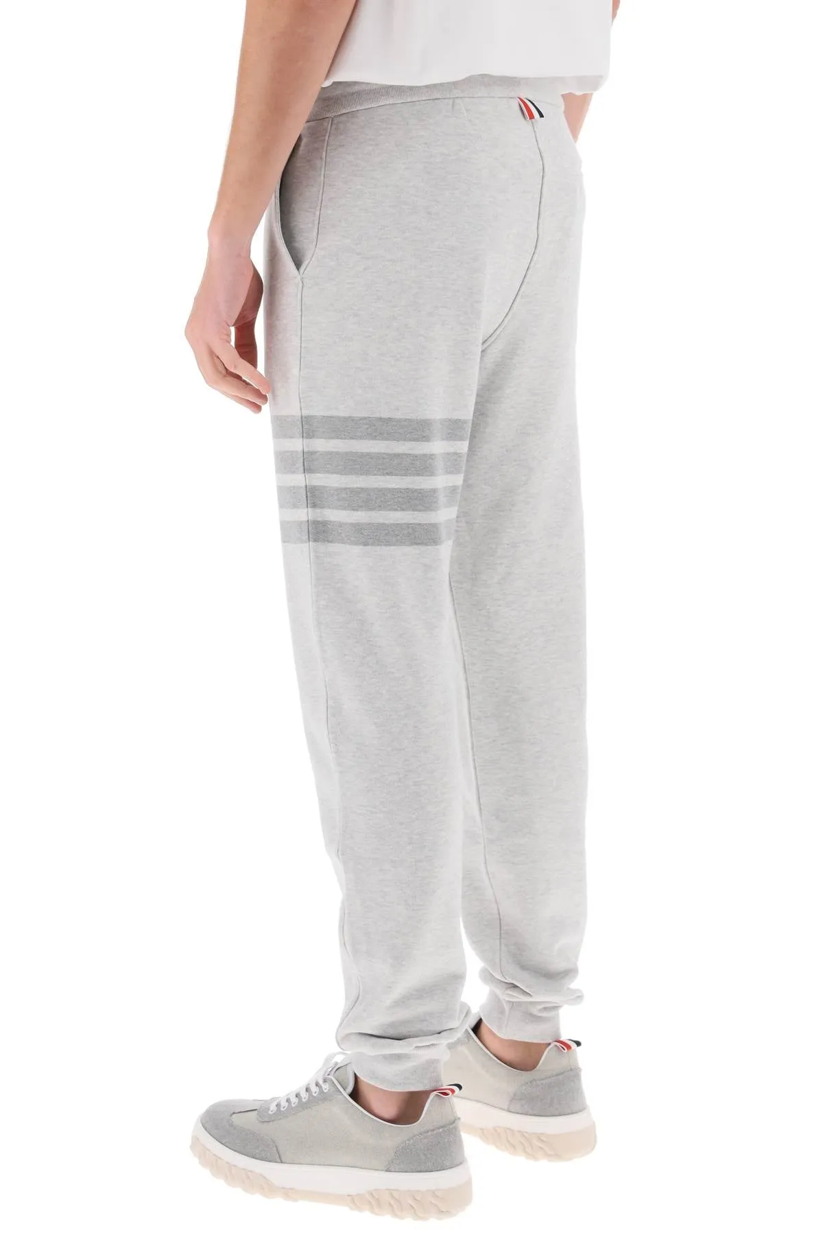 cotton 4-bar sweatpants