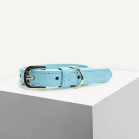 Dan & Sam - Vegan Leather Dog Collar (Blue)