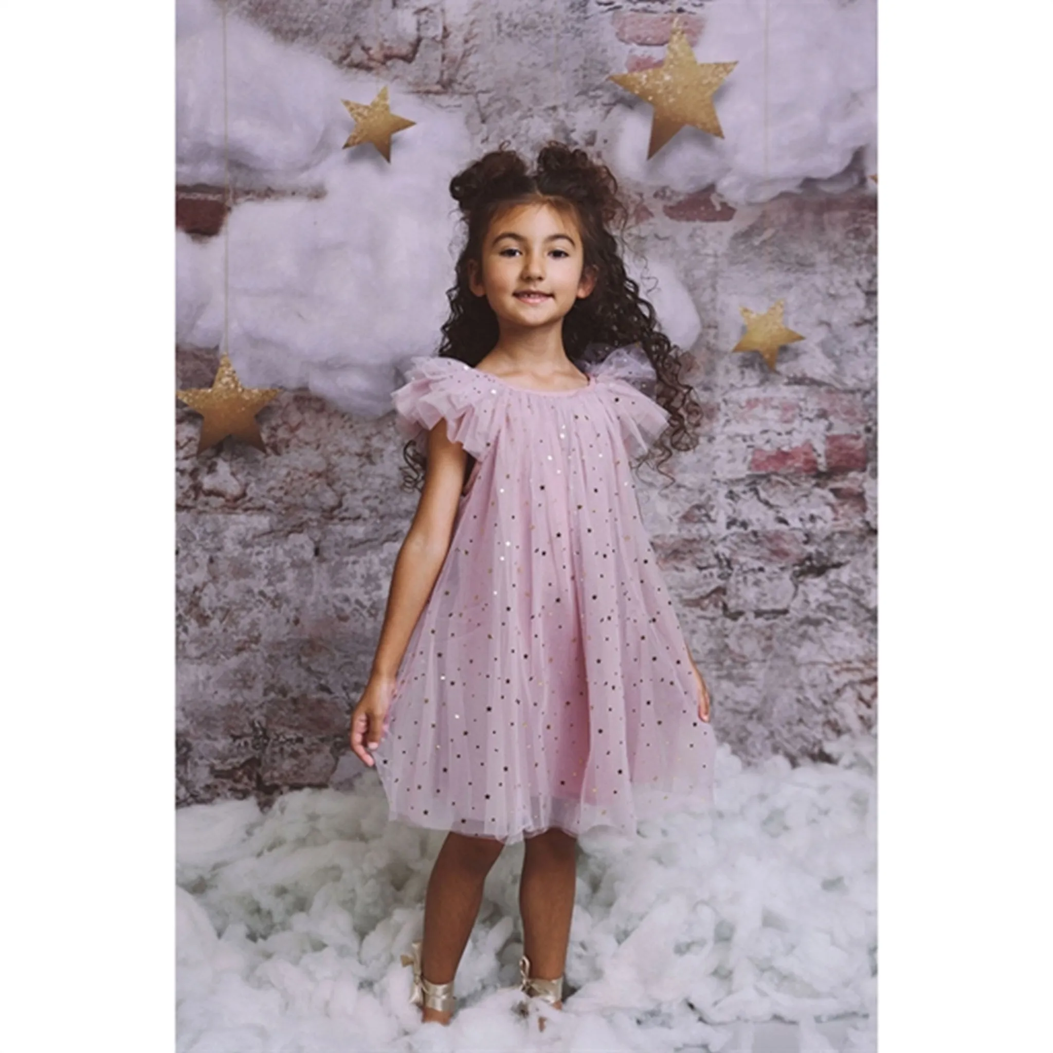 Dolly by Le Petit Tom Fairy Tulle Dress Dusty Violet