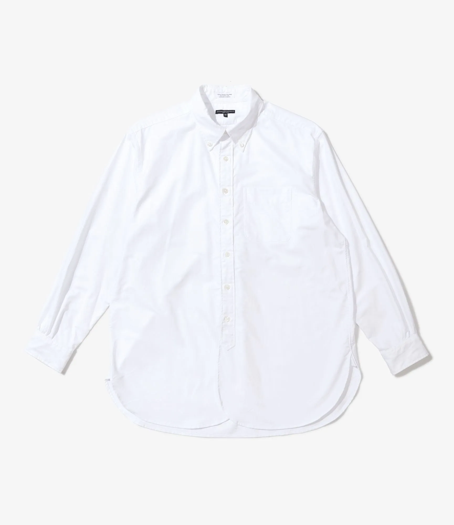 Engineered Garments 19 Century BD Shirt - White Cotton Oxford