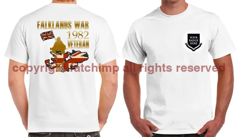 FALKLANDS WAR VETERAN Double Print T-Shirt