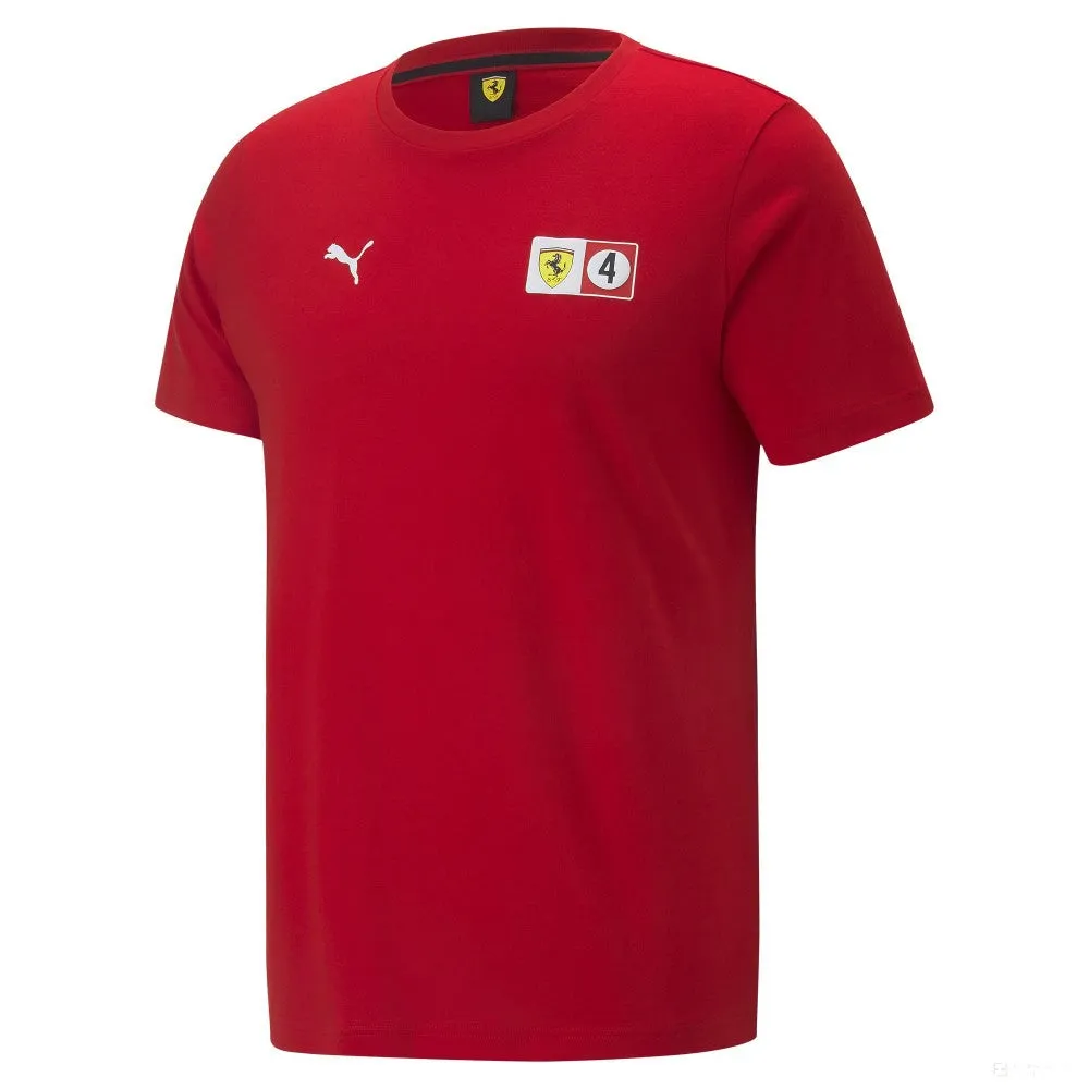 Ferrari Race Colored Big Shield Tee Rosso Corsa 2022