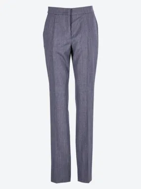 Fine wool ripstop pants