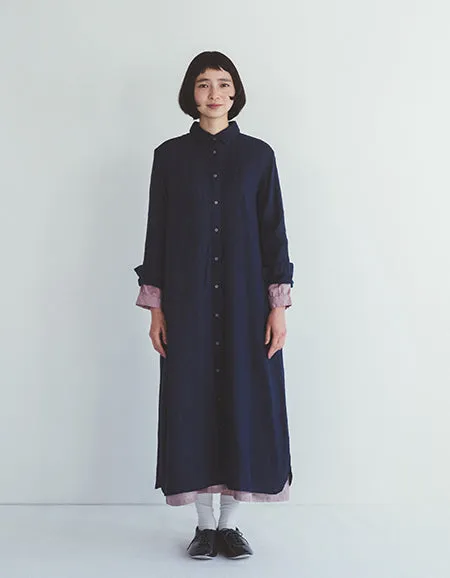 Fog Linen Work Akari Shirt Dress