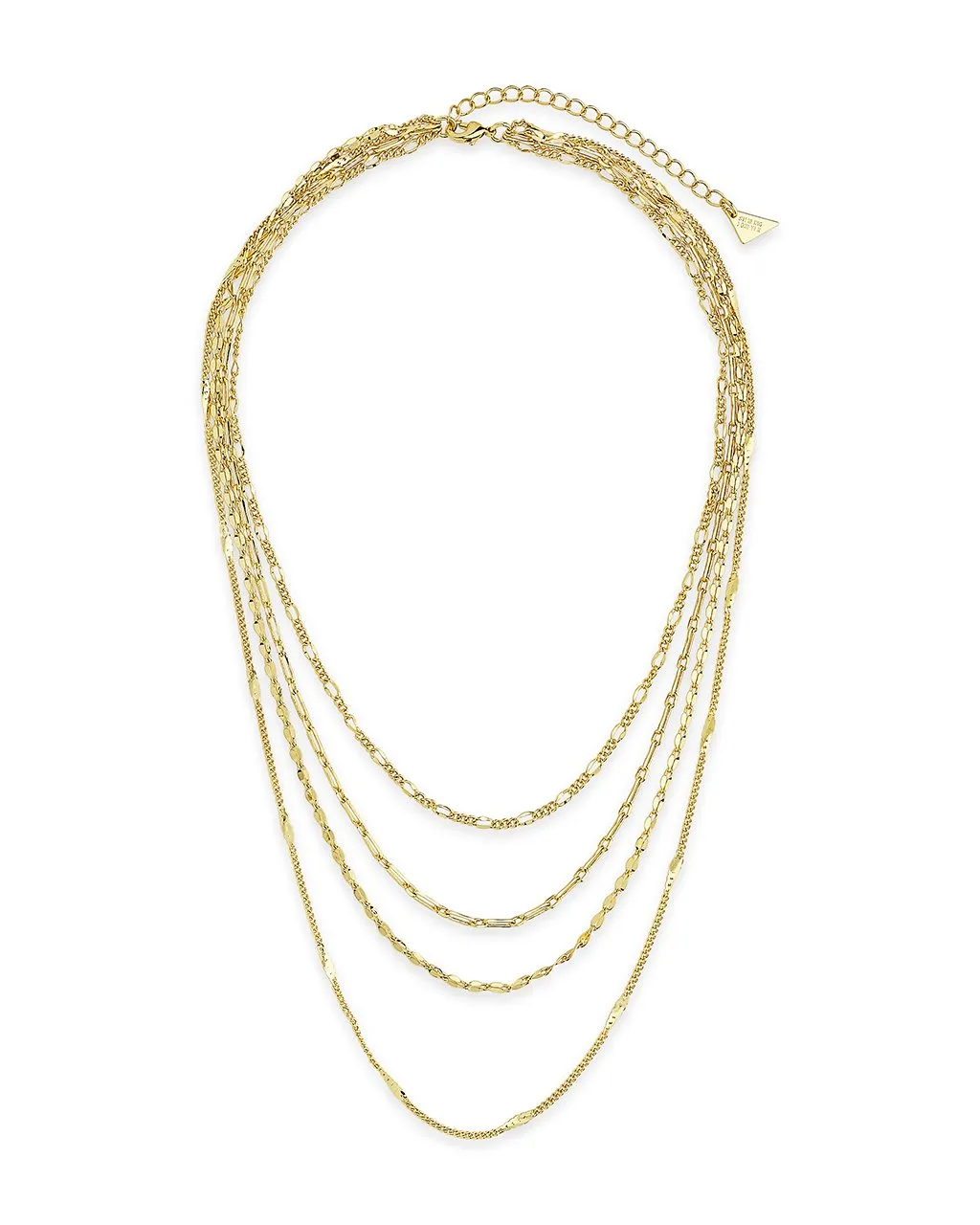 Four Layer Chain Necklace