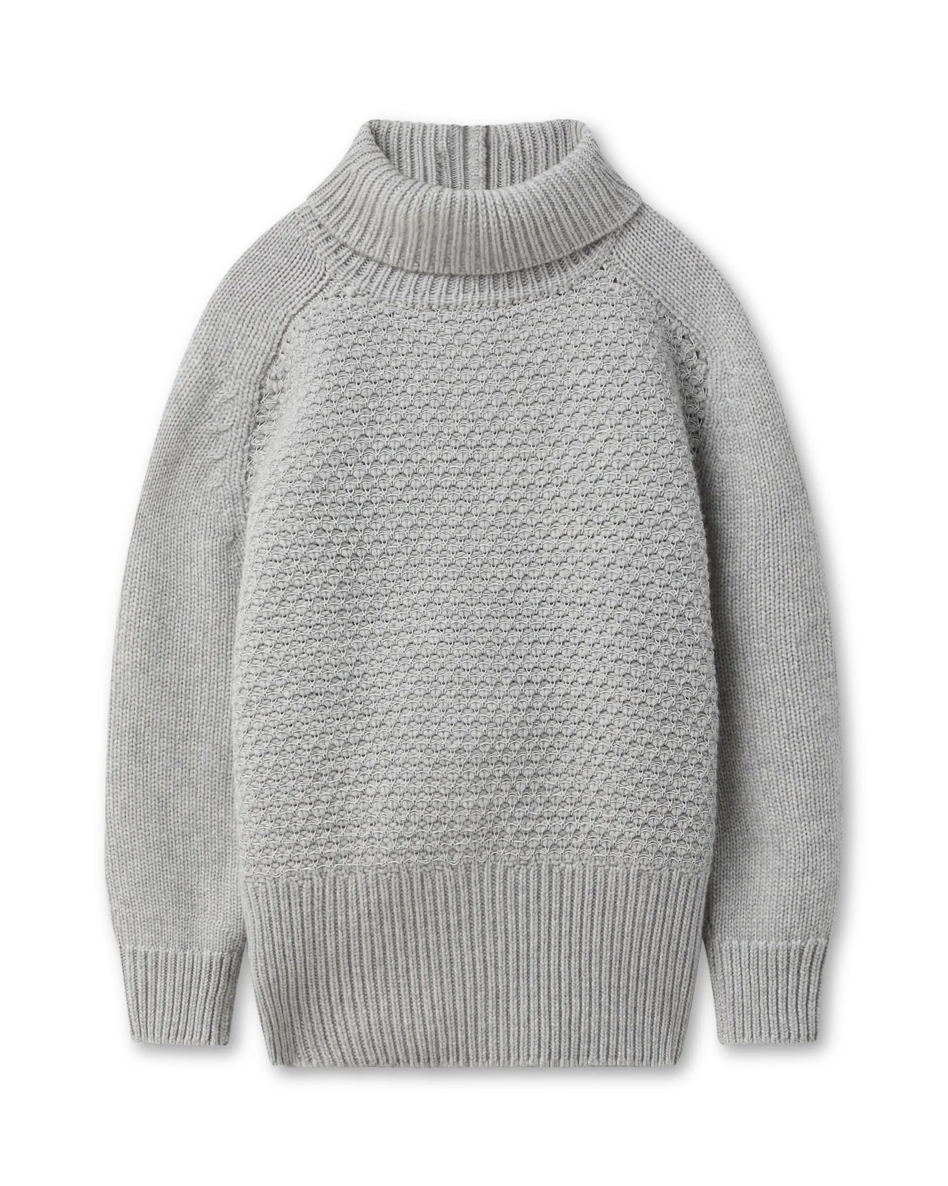 Francoise Turtleneck in Cashmere, Grey