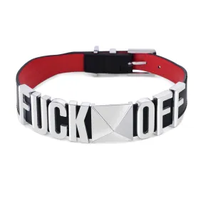 FUCK OFF COLLAR 30MM