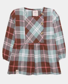 Girls Toddler Check Flannel Top