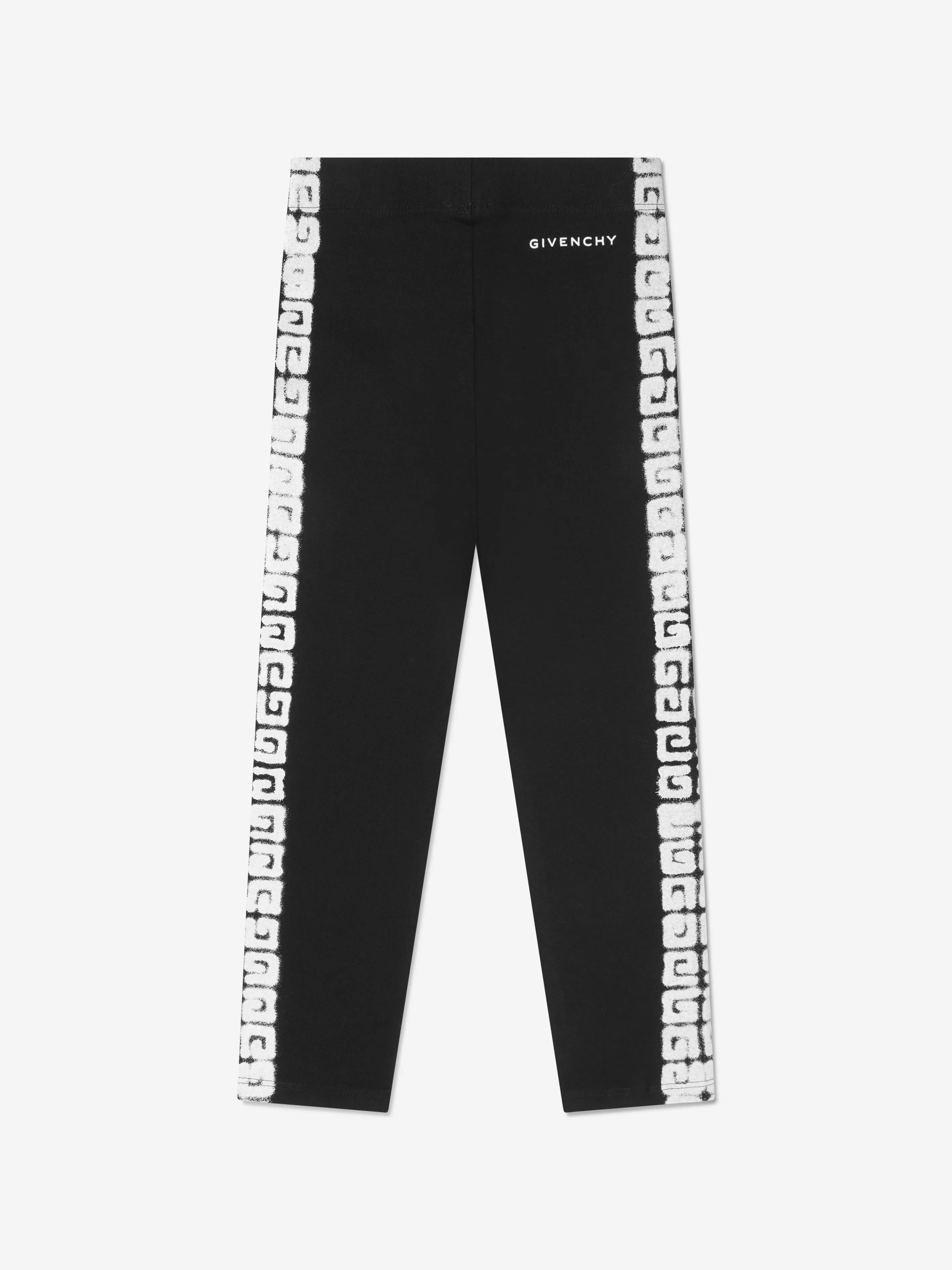 Givenchy Girls Organic Cotton Logo Leggings