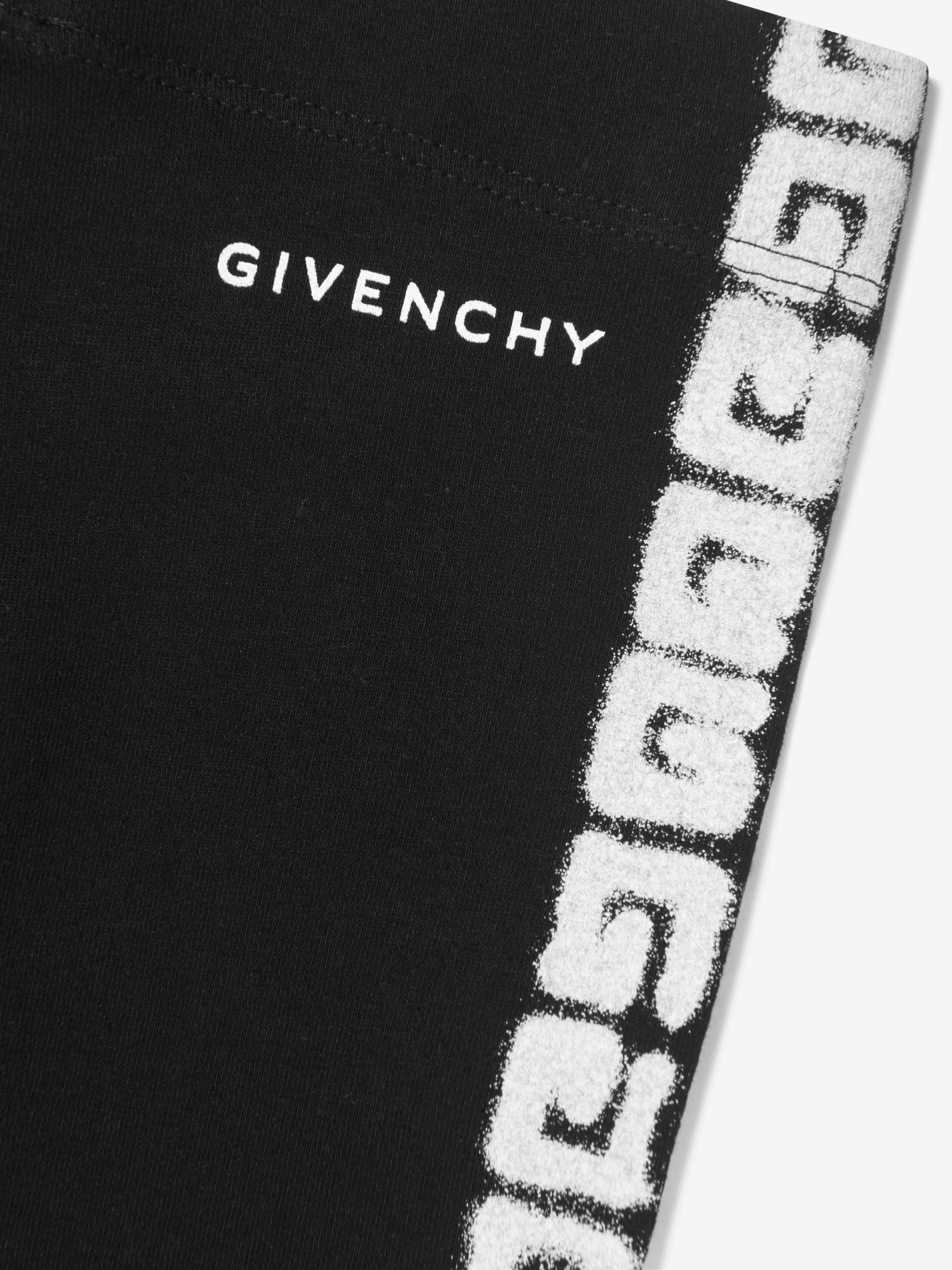 Givenchy Girls Organic Cotton Logo Leggings