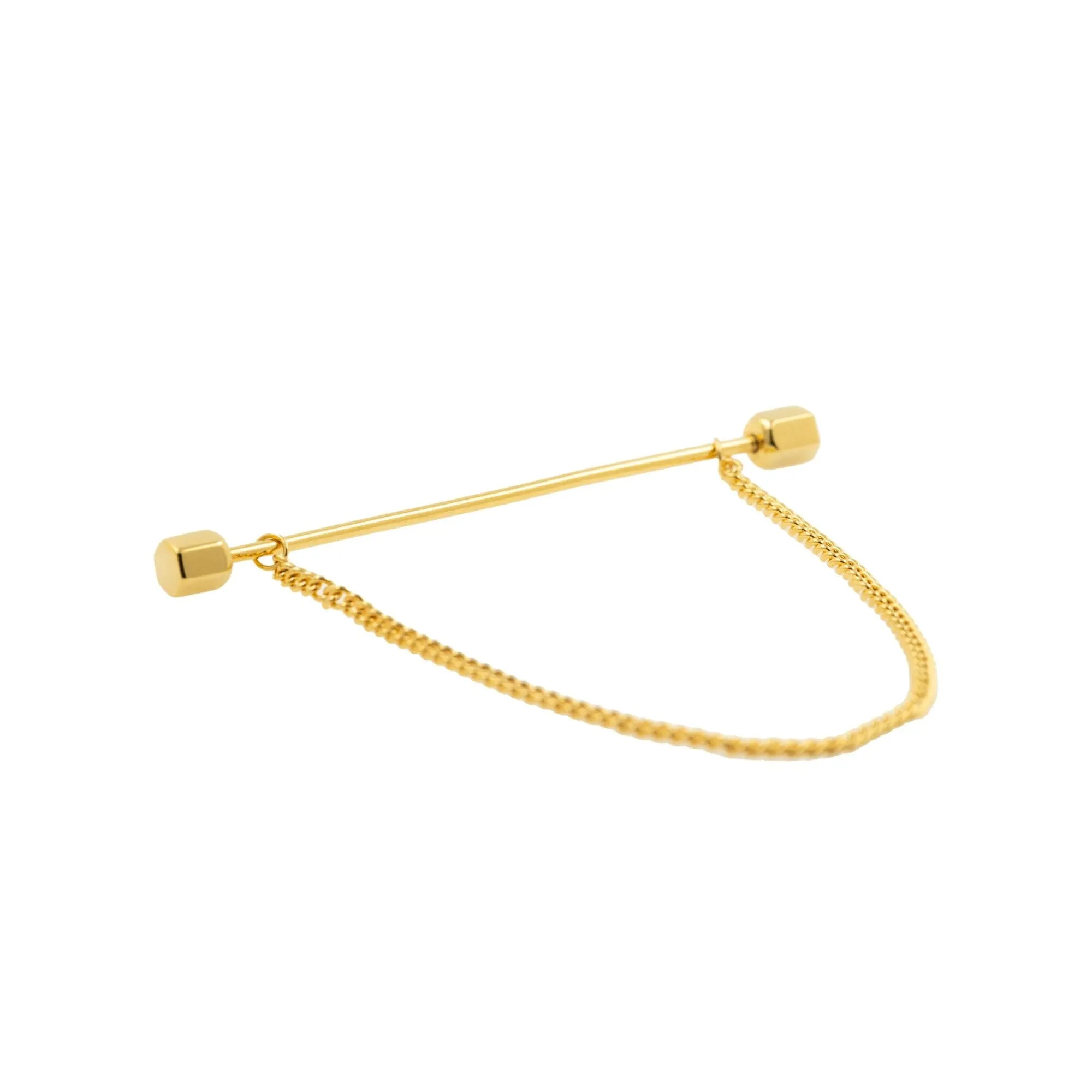 Gold Chain Collar Bar