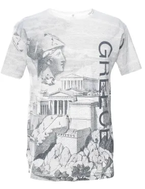 Greece Printed T-shirt - XL