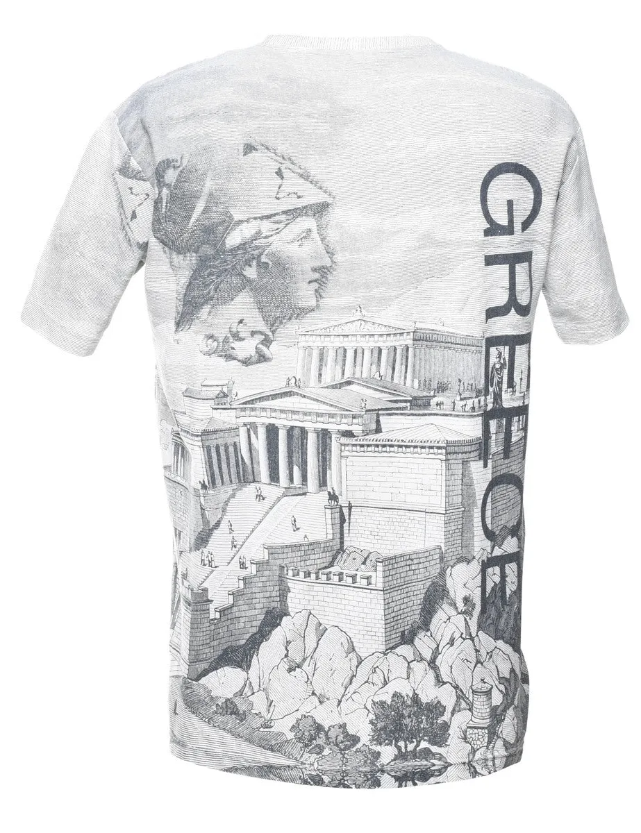 Greece Printed T-shirt - XL