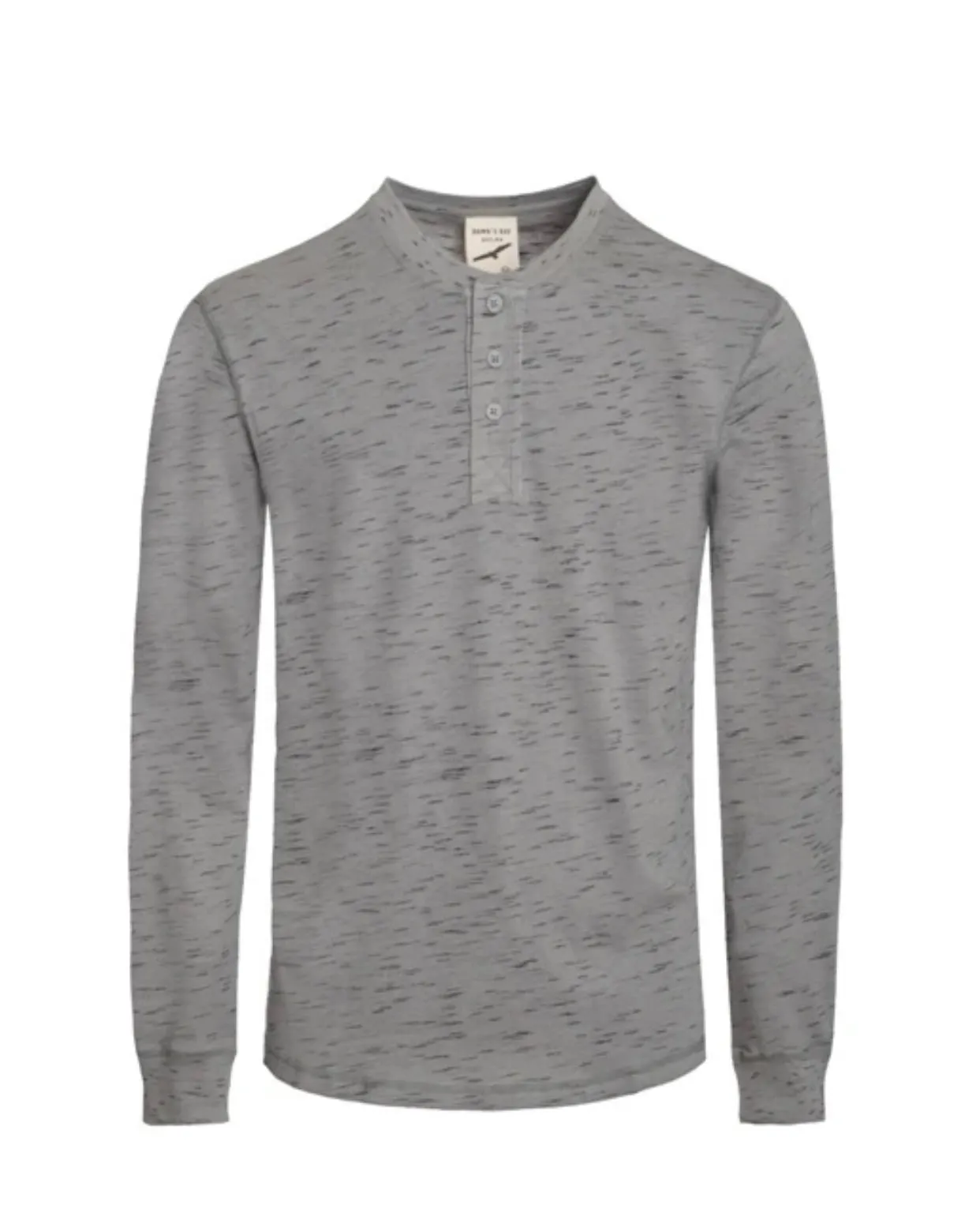 Grey Long Sleeve Henley