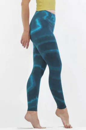 Hand Painted Leggings or Crops - Tide Pool