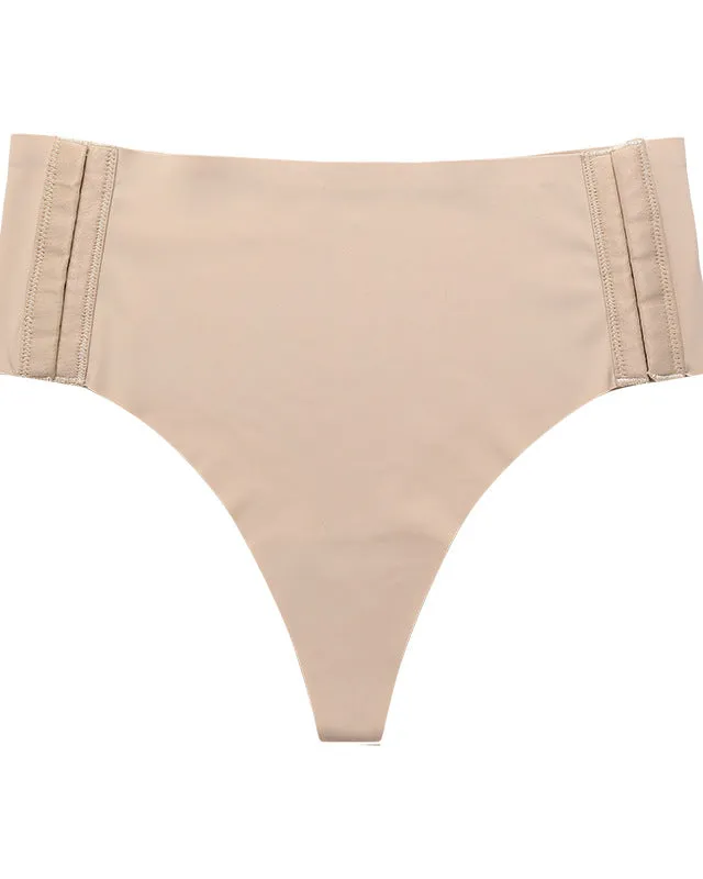 High Waist Pure Cotton Crotch Sexy Breathable Seamless Ice Silk Thong