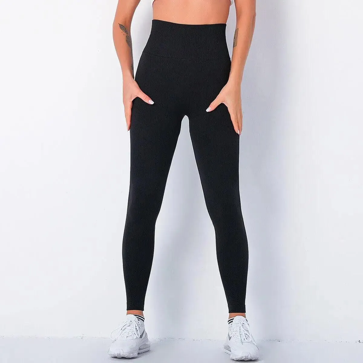 High Waist Seamless Gym Leggings - BG