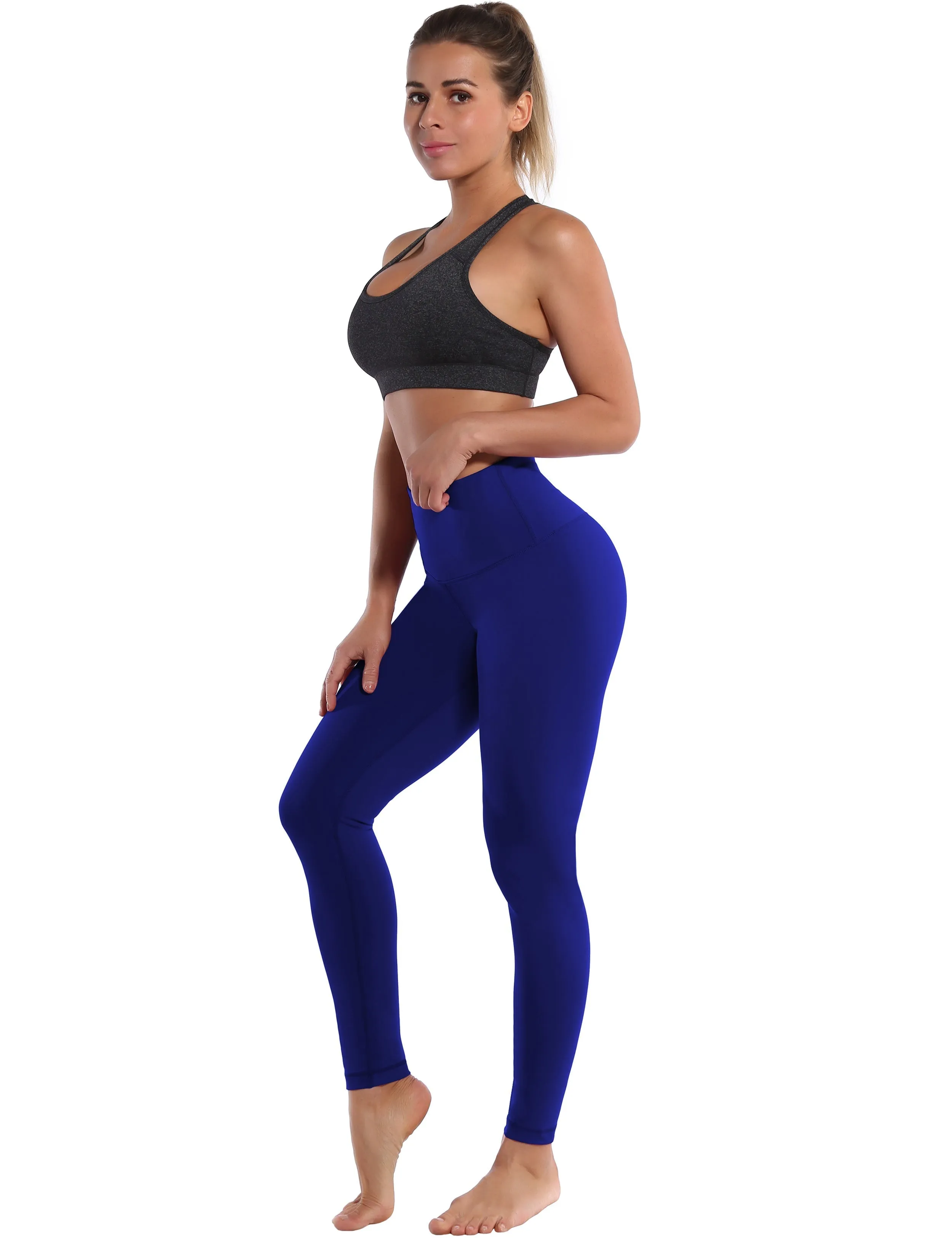 High Waist yogastudio Pants navy_yogastudio