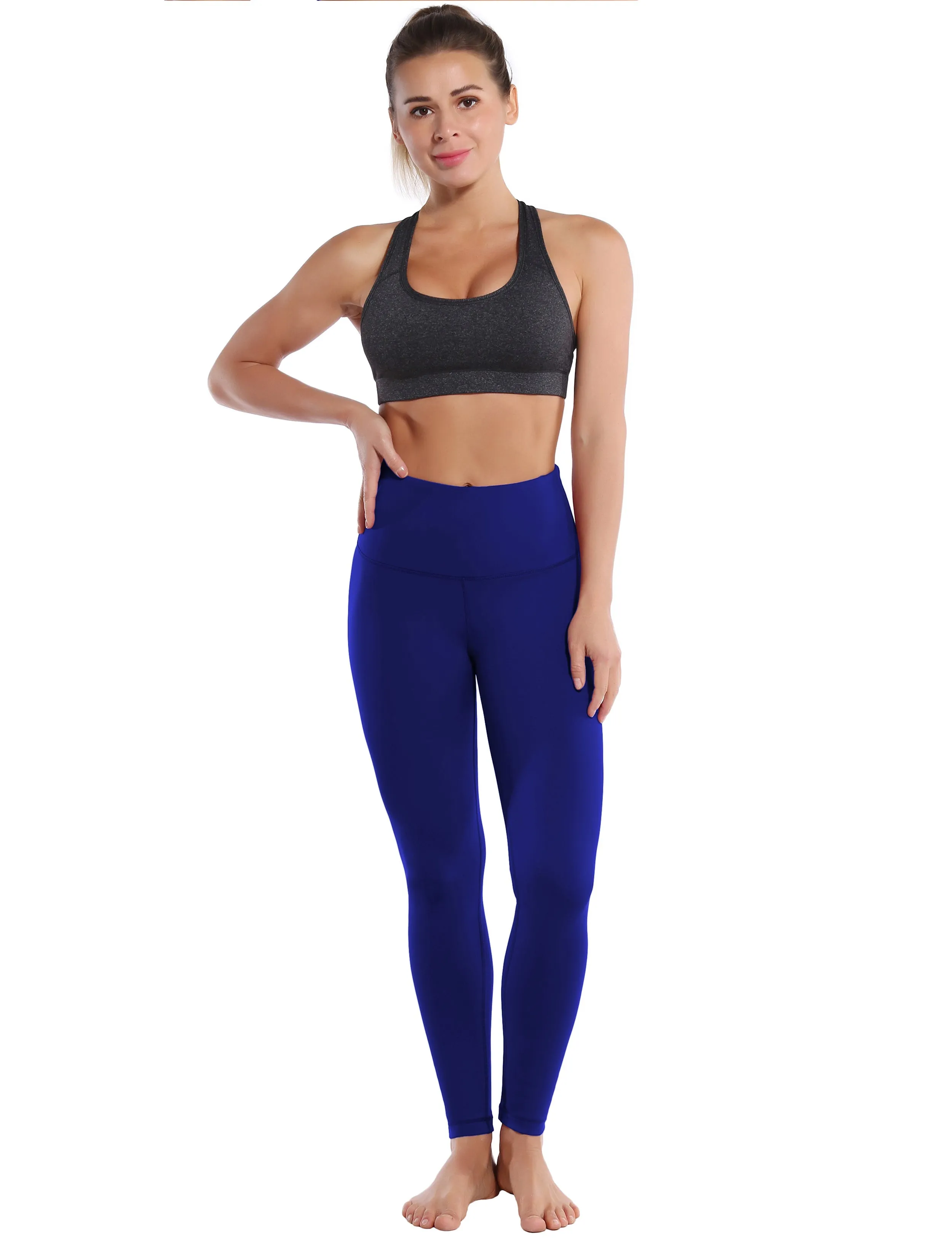 High Waist yogastudio Pants navy_yogastudio